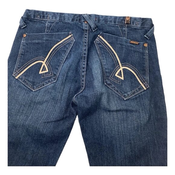 Vigoss Paramount Super Slim Capri Women's Size 26 Low-Rise Blue Denim Jeans - Picture 10 of 11